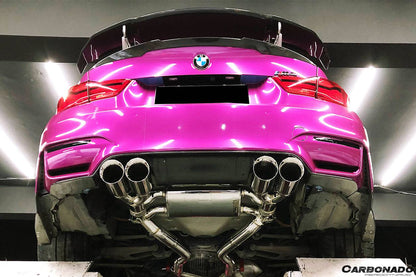 Carbonado 2014-2020 BMW M3 F80 M4 F82 SM Style Carbon Fiber Rear Lip