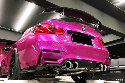 Tapa trasera de fibra de carbono estilo SM para BMW M3 F80 M4 F82 Carbonado 2014-2020