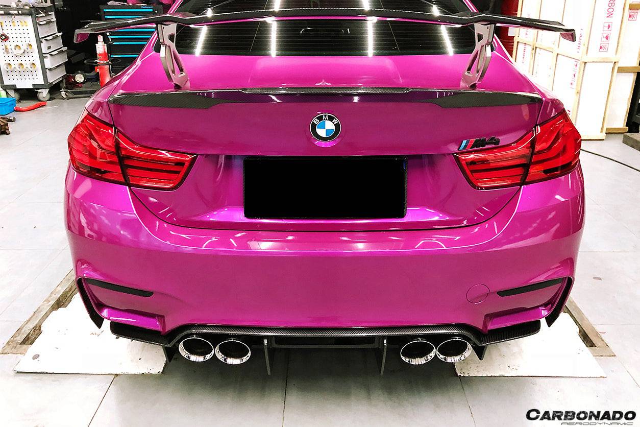 Carbonado 2014-2020 BMW M3 F80 M4 F82 SM Style Carbon Fiber Rear Lip