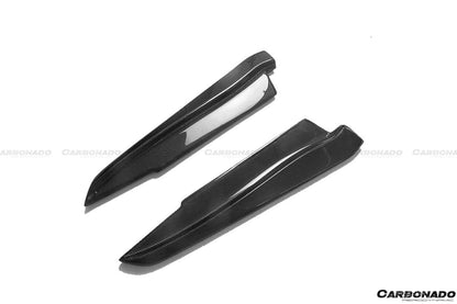 Carbonado 2008-2012 BMW M3 E90  E92  E93 ET Style Carbon Fiber Rear Bumper Splitter Caps