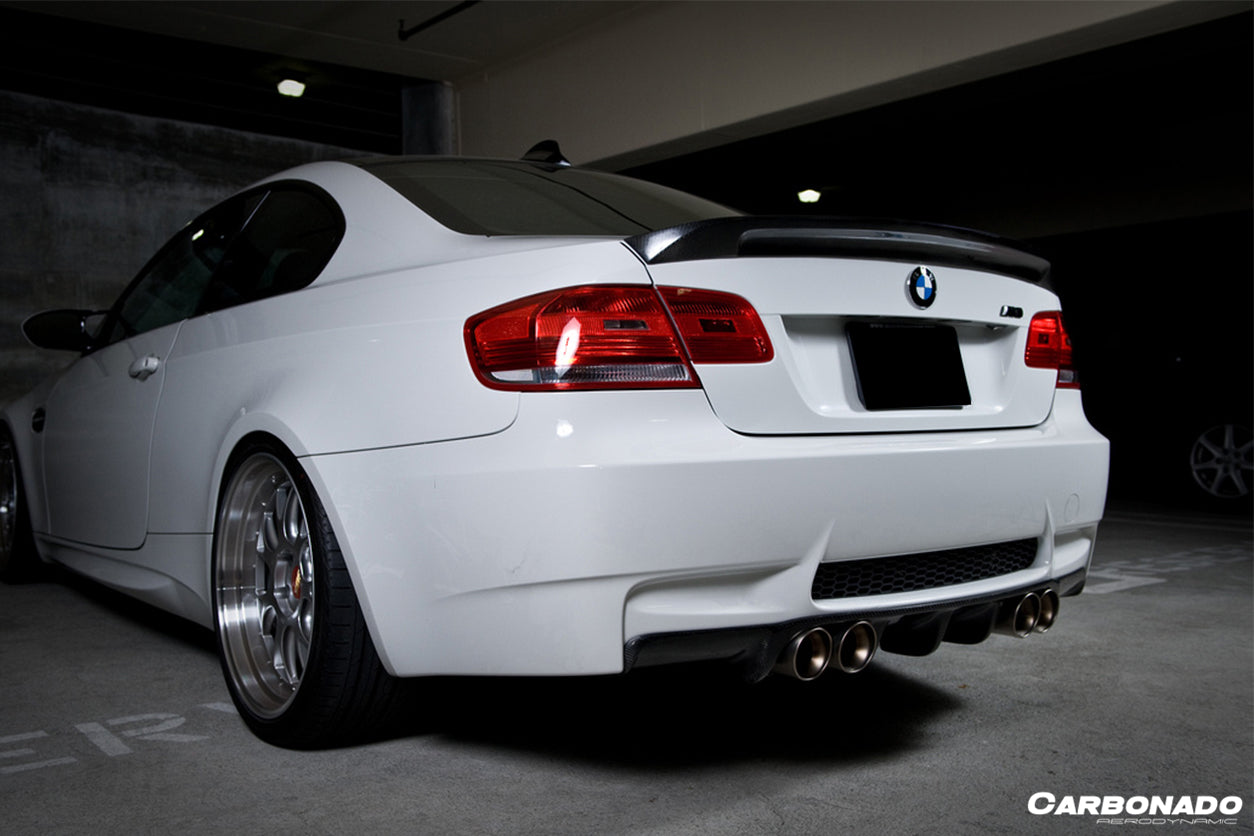 Carbonado 2008-2012 BMW M3 E92 AKM Style Carbon Turnk Spoiler