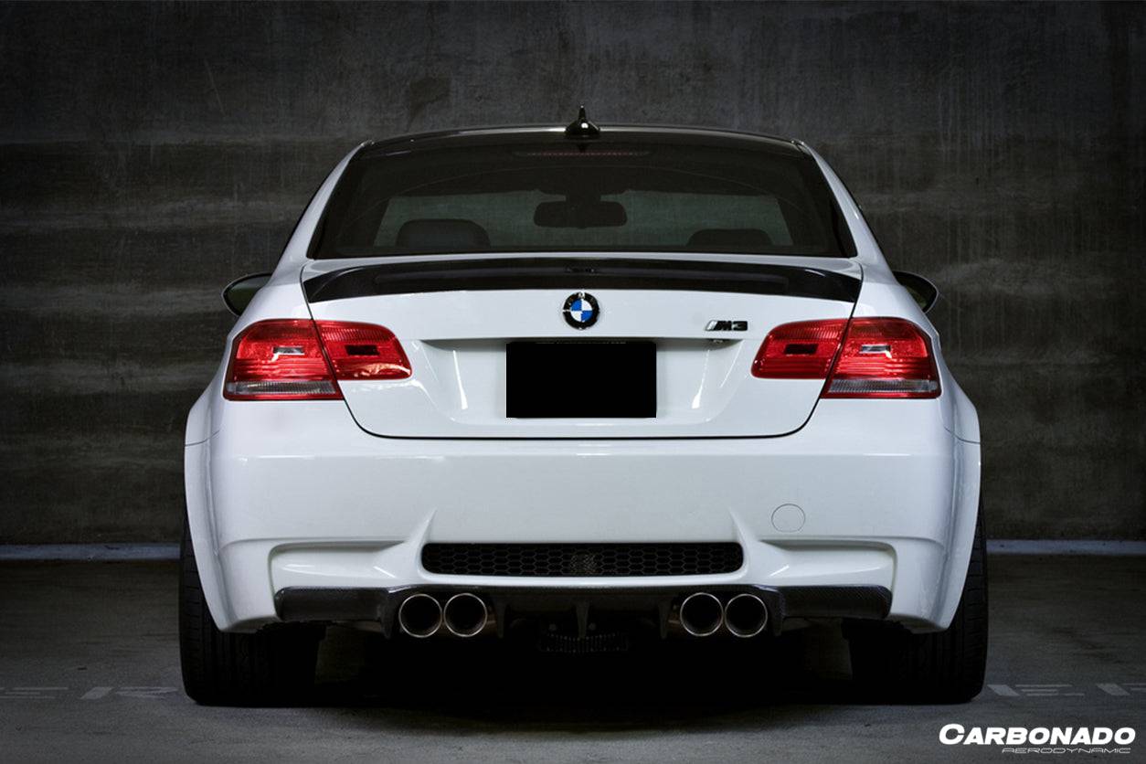 Carbonado 2008-2012 BMW M3 E92 AKM Style Carbon Turnk Spoiler