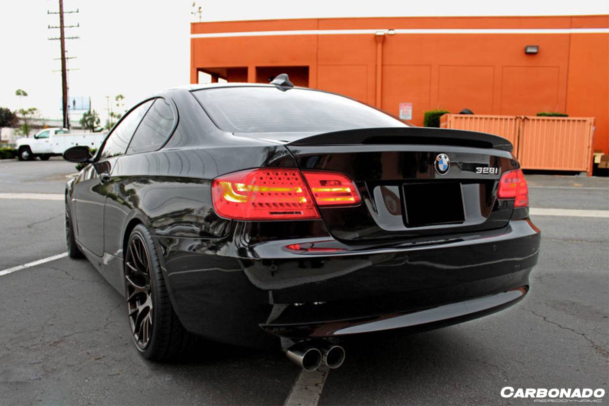 Alerón de maletero de fibra de carbono estilo MP para BMW M3 E92 2008-2012 Carbonado