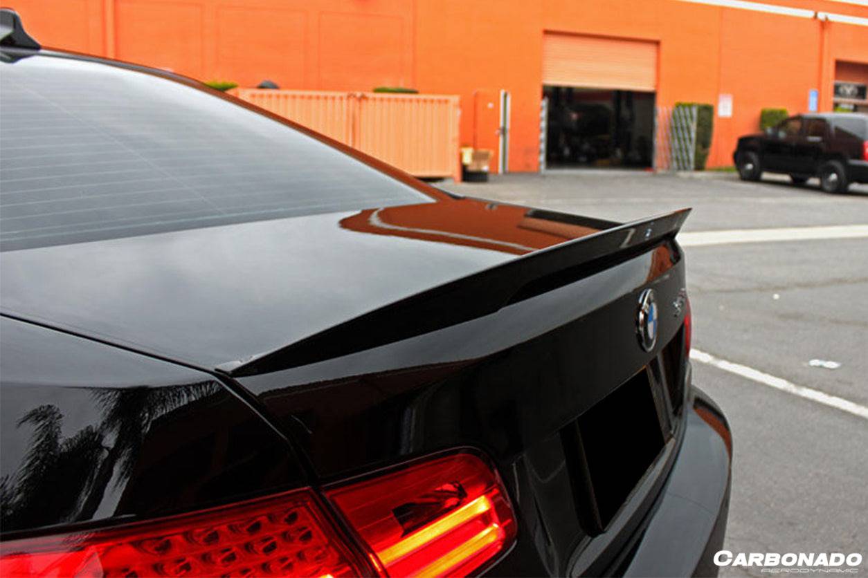 Alerón de maletero de fibra de carbono estilo MP para BMW M3 E92 2008-2012 Carbonado