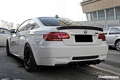 Carbonado 2008-2012 BMW M3 E92 AKM Style Carbon Turnk Spoiler