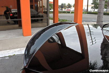 Alerón de maletero de fibra de carbono estilo MP para BMW M3 E92 2008-2012 Carbonado