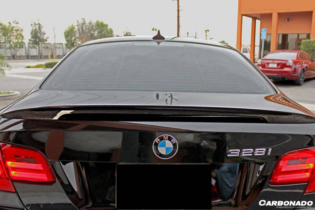 Alerón de maletero de fibra de carbono estilo MP para BMW M3 E92 2008-2012 Carbonado