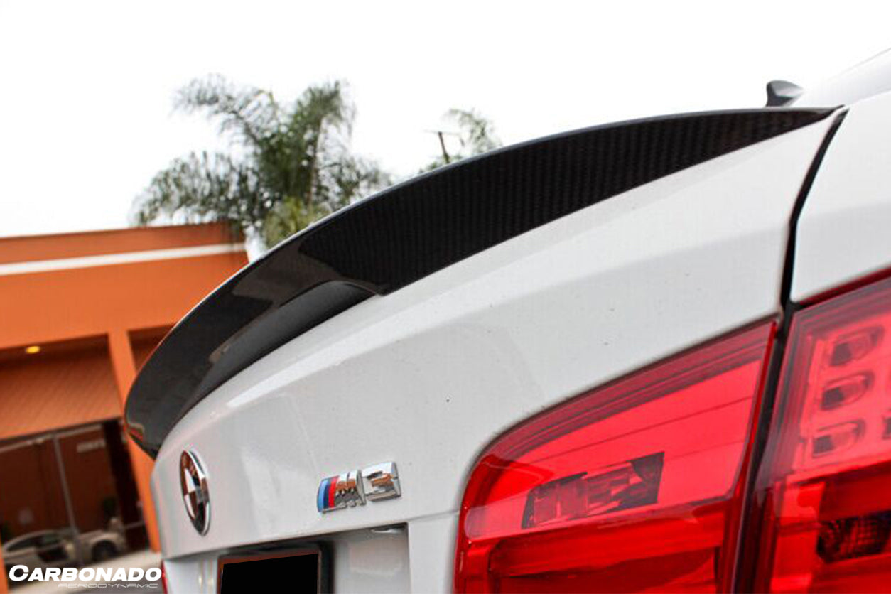 Alerón de maletero de fibra de carbono estilo MP para BMW M3 E92 2008-2012 Carbonado