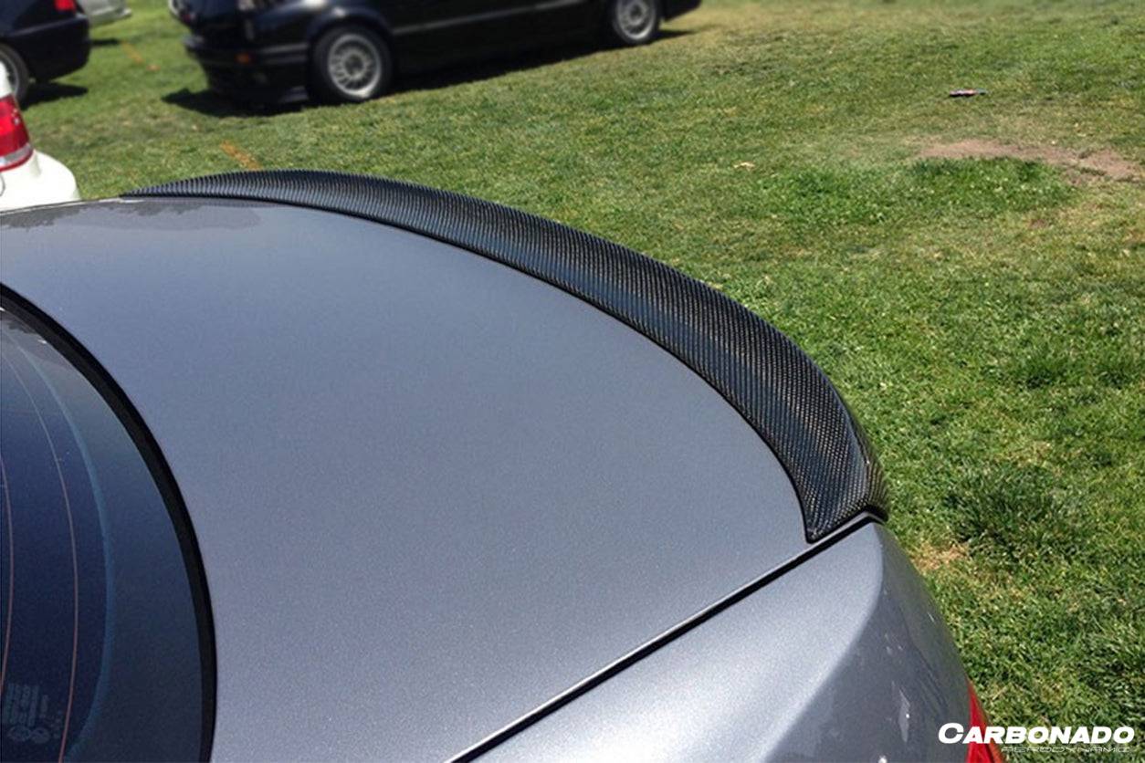 Carbonado 2008-2012 BMW M3 E92 AKM Style Carbon Turnk Spoiler