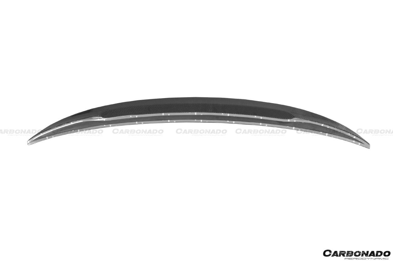 Alerón de maletero de fibra de carbono estilo MP para BMW M3 E92 2008-2012 Carbonado