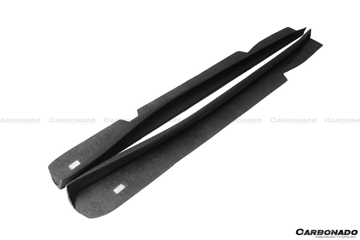 Carbonado 2013-2019 Corvette C7 PD Style Carrocería ancha con bengalas traseras y faldones laterales