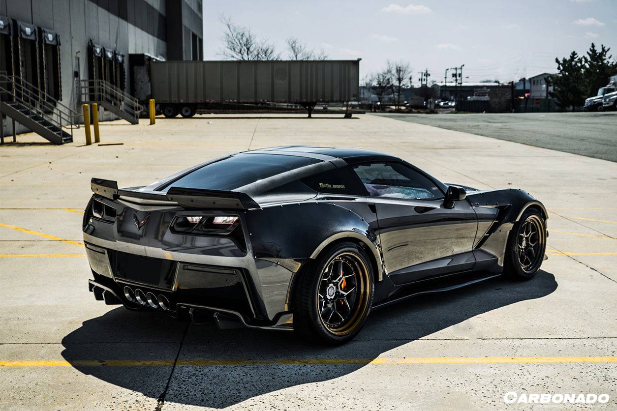 Carbonado 2013-2019 Corvette C7 Z51 Z06 Grandsport Carbon Fiber Trunk Spoiler