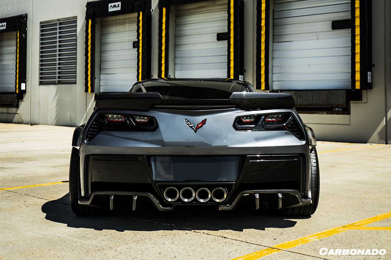 Alerón de maletero de fibra de carbono DarwinPRO para Corvette C7 Z51 Z06 Grandsport 2013-2019