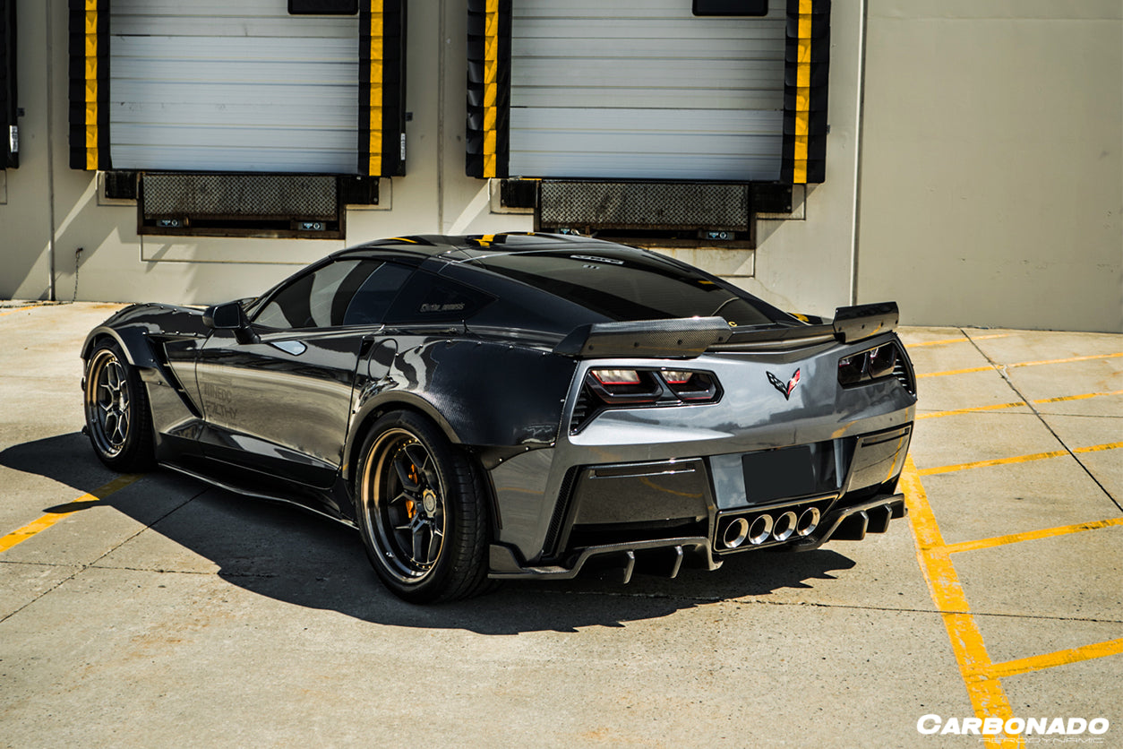 Alerón de maletero de fibra de carbono DarwinPRO para Corvette C7 Z51 Z06 Grandsport 2013-2019