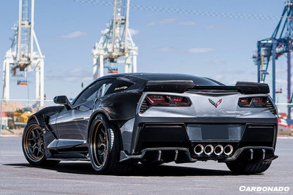 Carbonado 2013-2019 Corvette C7 Z51 Z06 Grandsport Carbon Fiber Trunk Spoiler