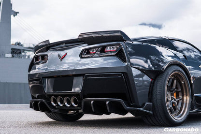 Carbonado 2013-2019 Corvette C7 Z51 Z06 Grandsport Carbon Fiber Trunk Spoiler