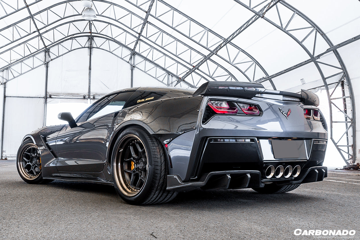 Alerón de maletero de fibra de carbono DarwinPRO para Corvette C7 Z51 Z06 Grandsport 2013-2019