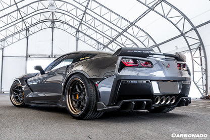 Alerón de maletero de fibra de carbono DarwinPRO para Corvette C7 Z51 Z06 Grandsport 2013-2019