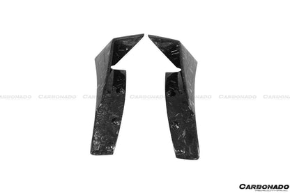 Carbonado 2013-2019 Corvette C7 Z51 Z06 Grandsport Carbon Fiber Front Lip with Caps