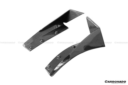 Carbonado 2013-2019 Corvette C7 Z51 Z06 Grandsport Carbon Fiber Front Lip Winglets