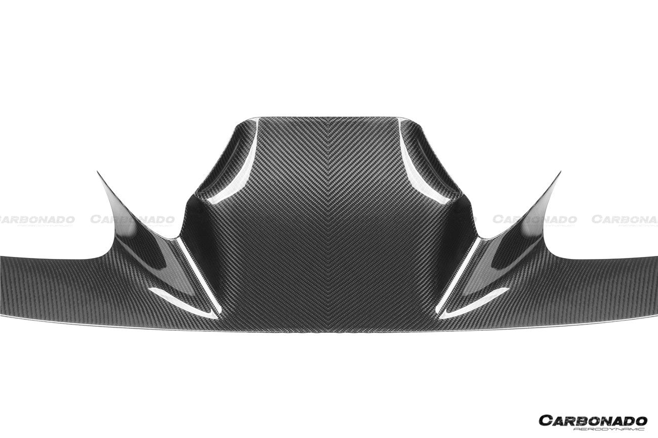 Carbonado OEM Style Autoclave Carbon Fiber Front Lip Splitter | 2019-2024 Ferrari F8
