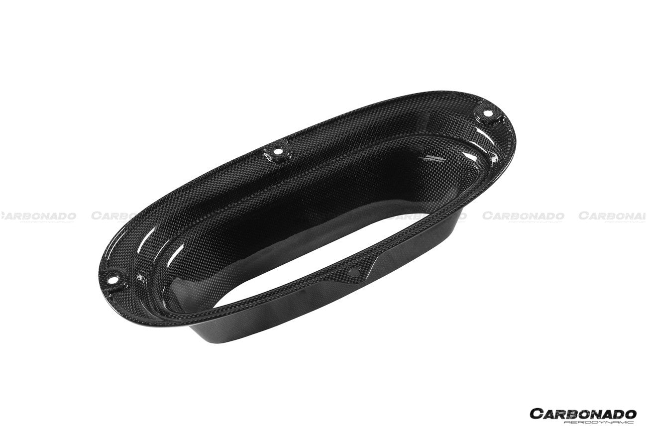Carbonado OEM Style Dry Carbon Fiber Hood Vents | 2019-2024 Ferrari F8