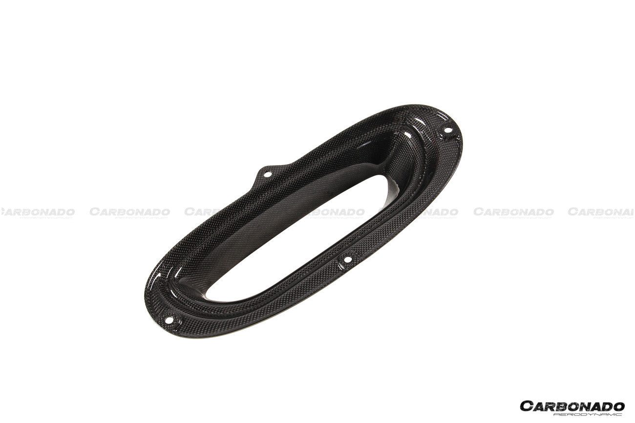 Carbonado OEM Style Dry Carbon Fiber Hood Vents | 2019-2024 Ferrari F8