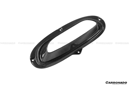 Carbonado OEM Style Dry Carbon Fiber Hood Vents | 2019-2024 Ferrari F8