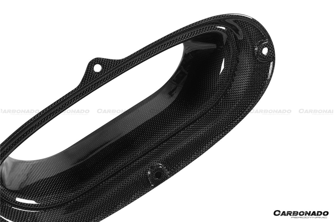 Carbonado OEM Style Dry Carbon Fiber Hood Vents | 2019-2024 Ferrari F8