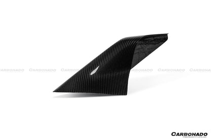 Carbonado OEM Style Dry Carbon Fiber Side Air Intake Fins Flaps Wings | 2019-2024 Ferrari F8