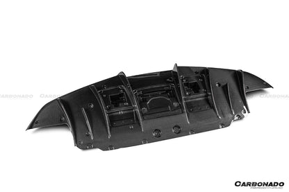 Carbonado OEM Style Dry Carbon Fiber Rear Diffuser Lip | 2019-2024 Ferrari F8