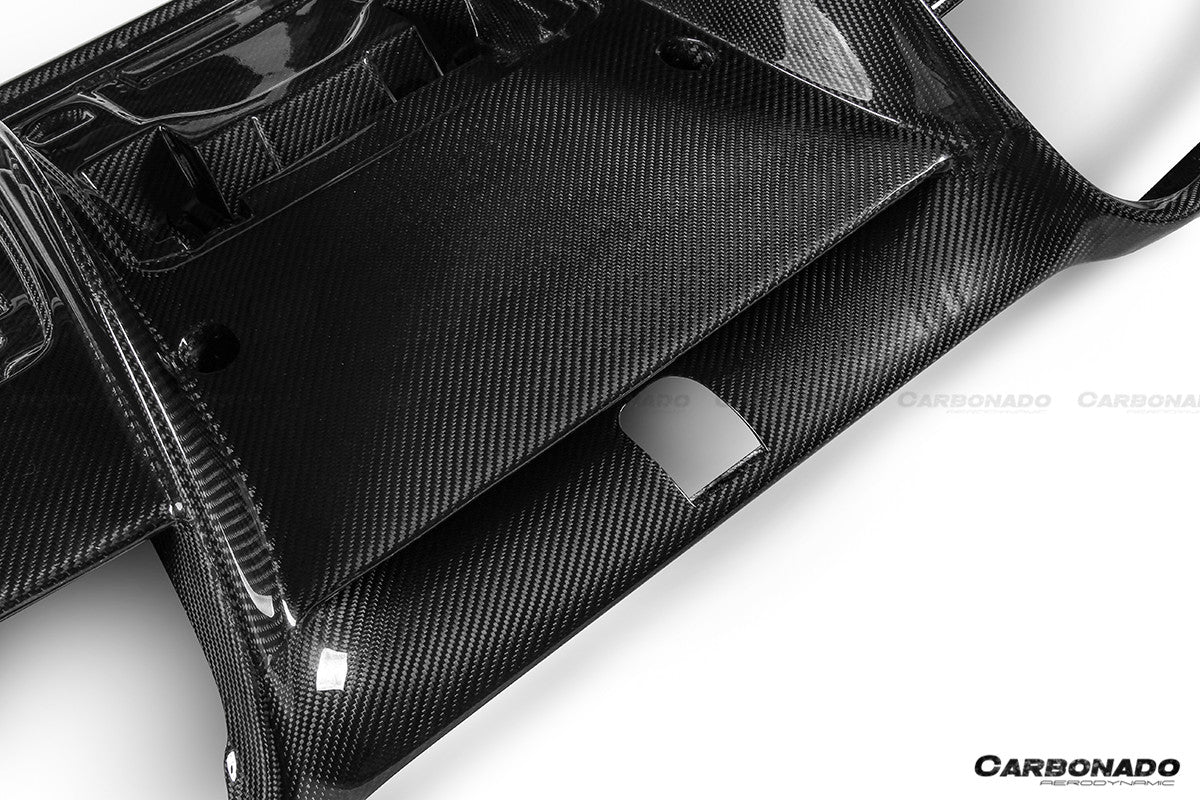 Carbonado OEM Style Dry Carbon Fiber Rear Diffuser Lip | 2019-2024 Ferrari F8