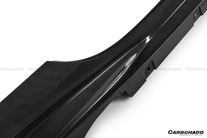 Carbonado OEM Style Dry Carbon Fiber Side Skirts | 2019-2024 Ferrari F8