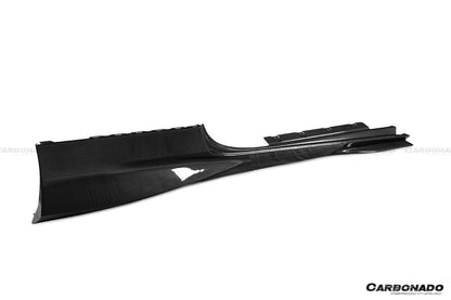 Carbonado OEM Style Dry Carbon Fiber Side Skirts | 2019-2024 Ferrari F8