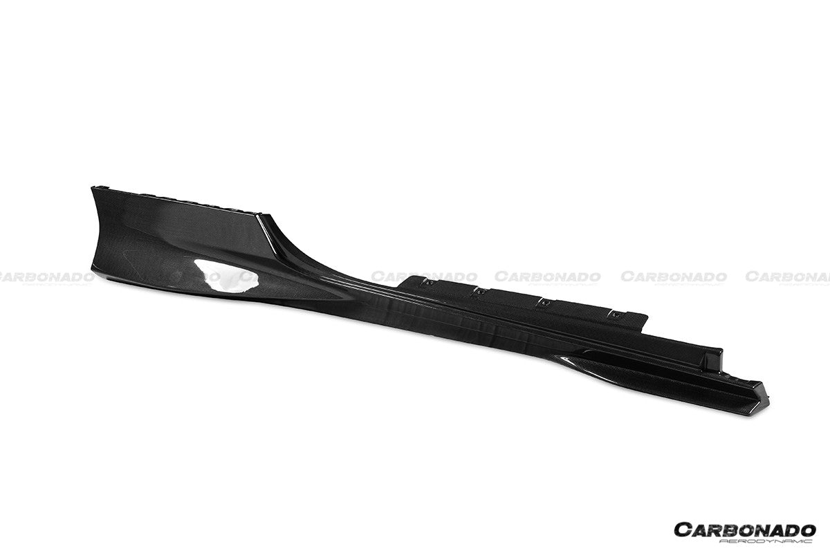 Carbonado OEM Style Dry Carbon Fiber Side Skirts | 2019-2024 Ferrari F8