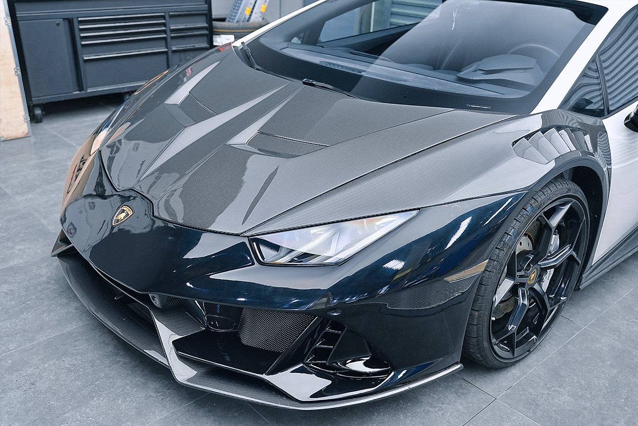 Carbonado 2015-2025 Lamborghini Huracan LP610  LP580  Evo  Tecnica VRS Style Carbon Fiber Hood