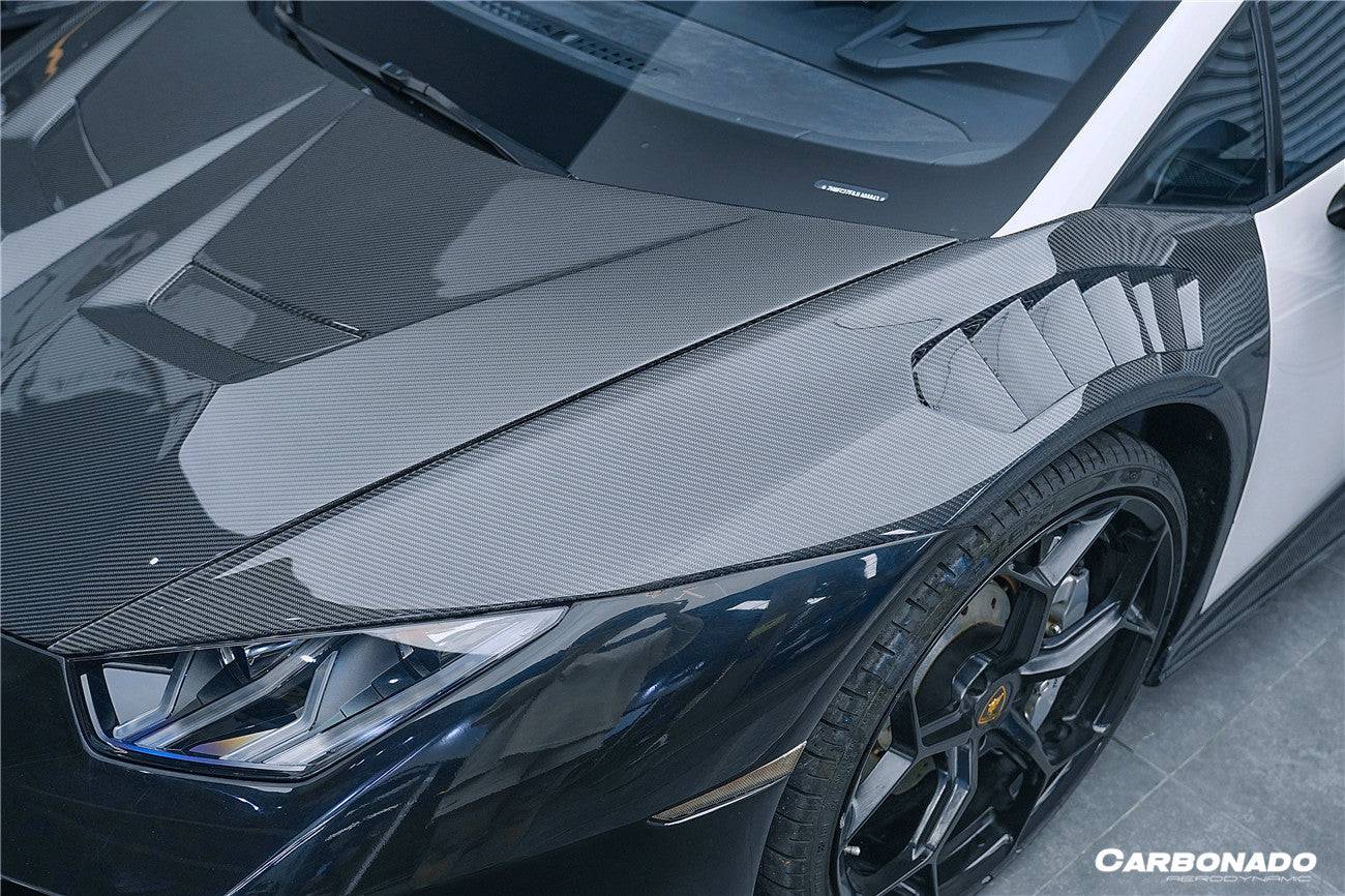Carbonado 2015-2025 Lamborghini Huracan LP610  LP580  Evo  Tecnica VRS Style Carbon Fiber Hood