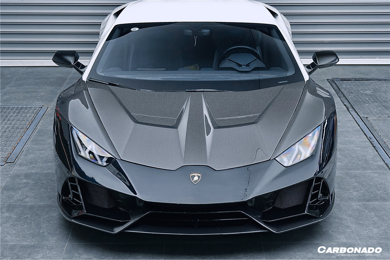 Carbonado 2015-2025 Lamborghini Huracan LP610  LP580  Evo  Tecnica VRS Style Carbon Fiber Hood