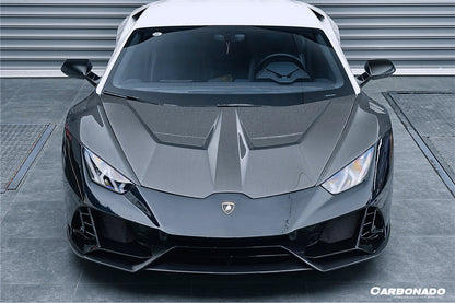 Carbonado 2015-2025 Lamborghini Huracan LP610  LP580  Evo  Tecnica VRS Style Carbon Fiber Hood