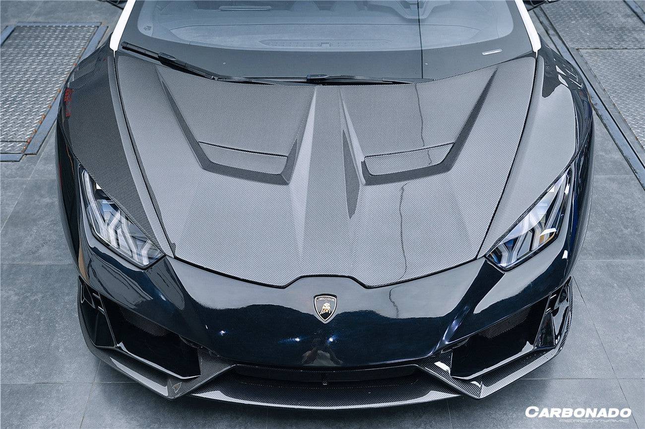 Carbonado 2015-2025 Lamborghini Huracan LP610  LP580  Evo  Tecnica VRS Style Carbon Fiber Hood