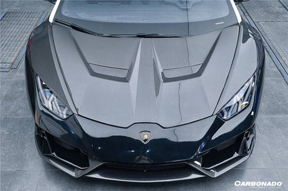 Carbonado 2015-2025 Lamborghini Huracan LP610  LP580  Evo  Tecnica VRS Style Carbon Fiber Hood