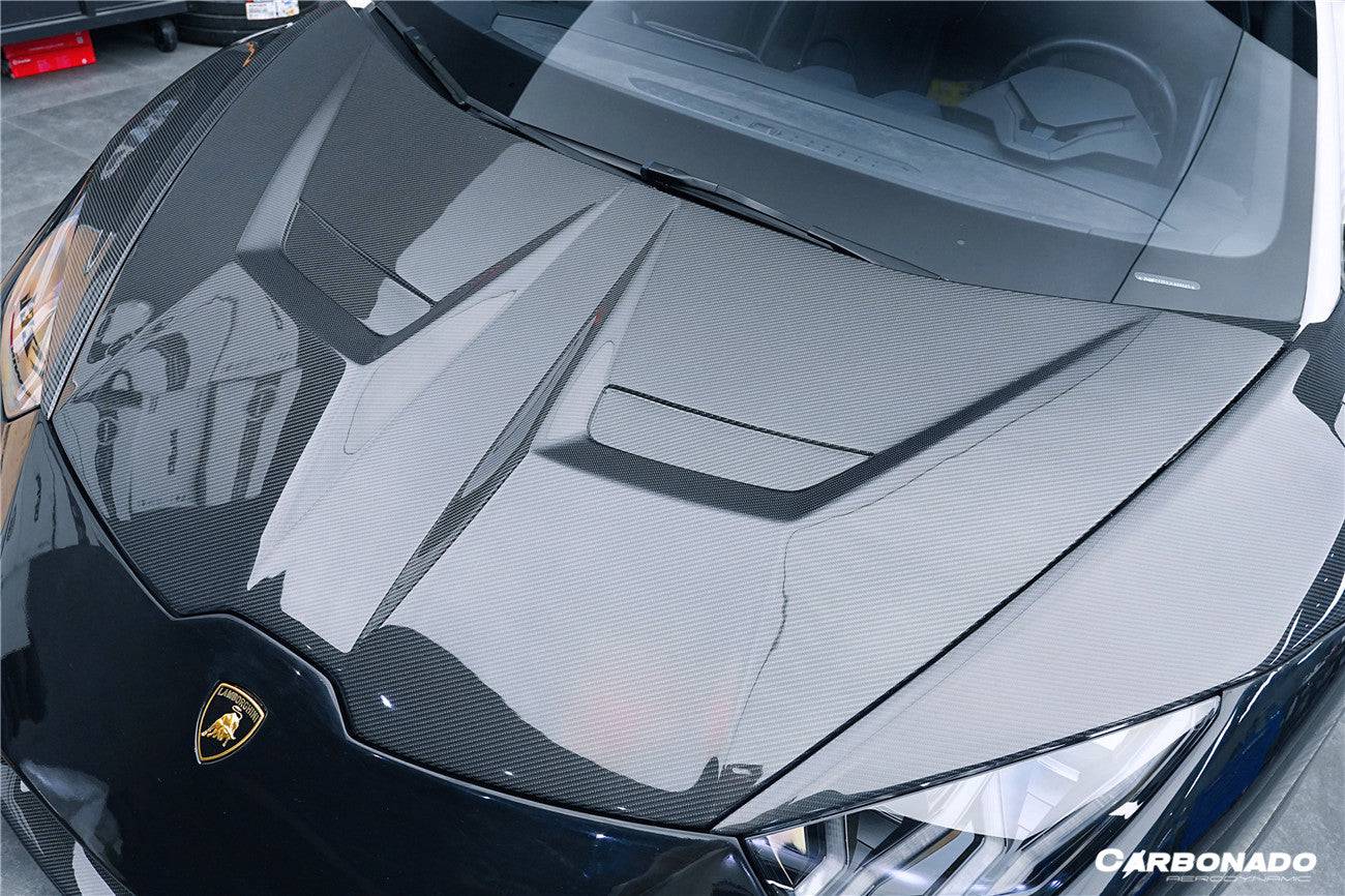 Carbonado 2015-2025 Lamborghini Huracan LP610  LP580  Evo  Tecnica VRS Style Carbon Fiber Hood