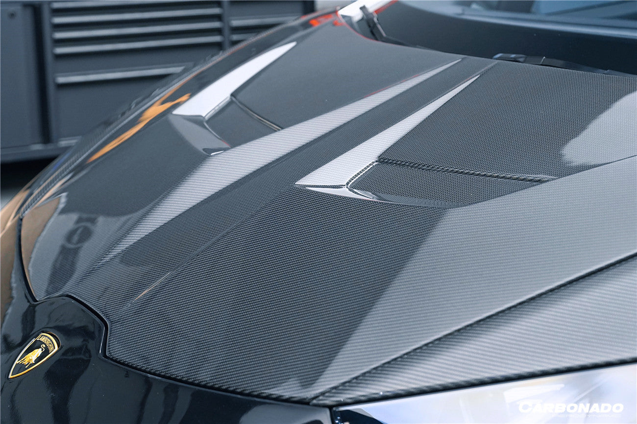 Carbonado 2015-2025 Lamborghini Huracan LP610  LP580  Evo  Tecnica VRS Style Carbon Fiber Hood