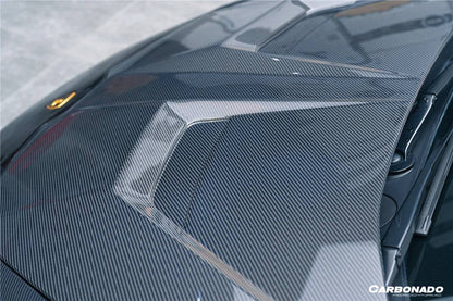 Carbonado 2015-2025 Lamborghini Huracan LP610  LP580  Evo  Tecnica VRS Style Carbon Fiber Hood