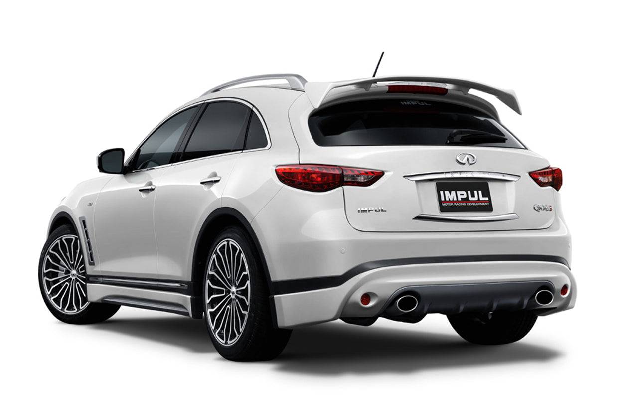 Alerón de techo de fibra de carbono estilo IPL para Infiniti FX35, FX37, QX70 (2011-2017)