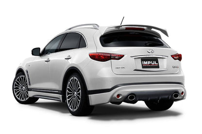 Alerón de techo de fibra de carbono estilo IPL para Infiniti FX35, FX37, QX70 (2011-2017)