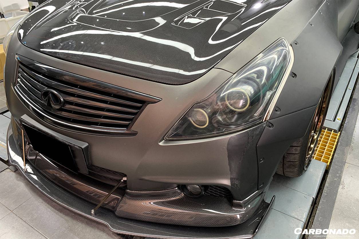 Carbonado 2010-2013 Infiniti G25  G37 Sedan BKSS Style Hood
