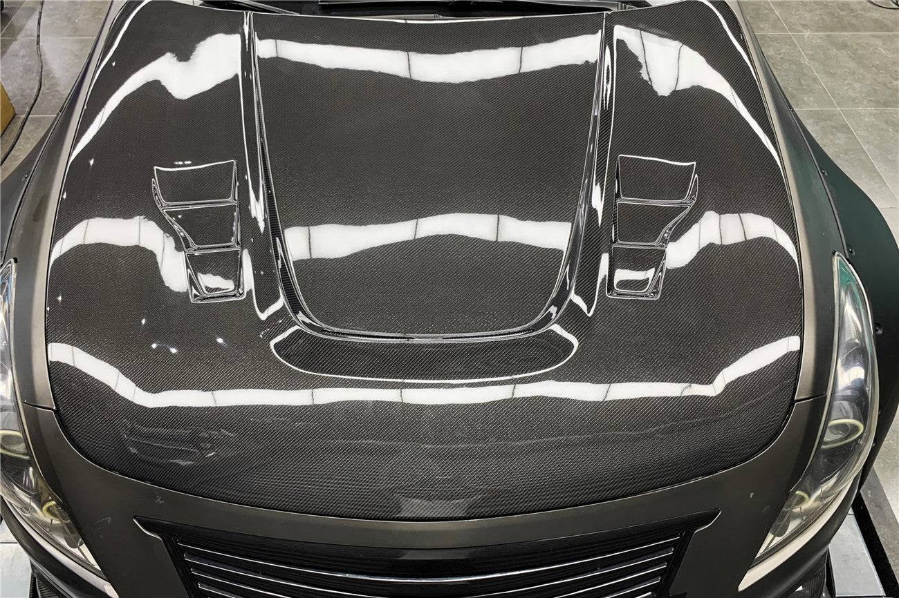 Carbonado 2010-2013 Infiniti G25  G37 Sedan BKSS Style Hood