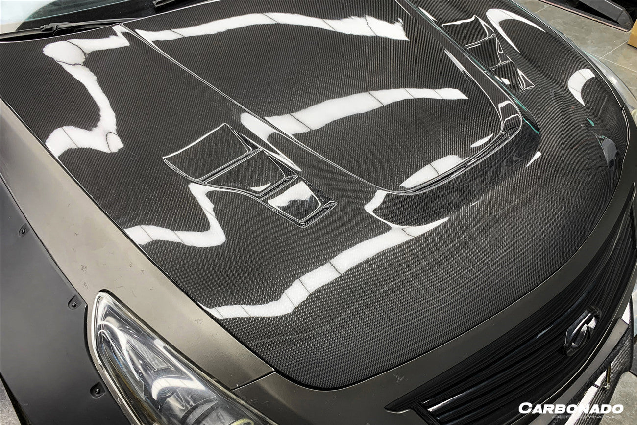 Carbonado 2010-2013 Infiniti G25  G37 Sedan BKSS Style Hood