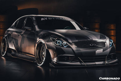Carbonado 2010-2013 Infiniti G25 G37 Sedan BKSS Style Side Skirts